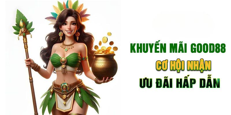 Ưu đãi cực sốc khi nạp cược tại Good88