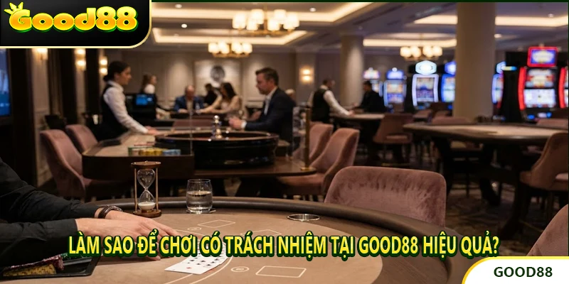 Làm sao để Chơi có trách nhiệm tại good88 hiệu quả?